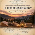 Вече прича Мирјане Ранковић Луковић у уторак испред златиборске библиотеке