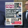 Vučić, Vučević, dođe mu na isto: Predsednik Srbije opet mahao naslovnom stranom lista Nova, pričao (naravno) o sebi, a mi…