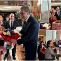 Buket u simboličnim bojama, pogača Vučić objavio kako je dočekan u Moskvi: Hvala našim ruskim domaćinima (foto)