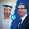 Vučić razgovarao sa predsednikom UAE šeikom Mohamedom bin Zajedom Al Nahjanom