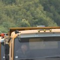 OBUSTAVLjEN ULAZAK KAMIONA KOJI PREVOZE SRPSKU ROBU NA KiM: Na prelazu Merdare zaustavljaju i prazne kamione