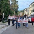 Bivši radnici Vektra Boke opet protestuju: Nezadovoljni radom i odlukama nadležnih sudova