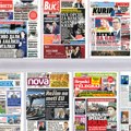Naslovne strane današnjih novina: Prelistavanje štampe za sredu, 22. oktobar 2025. godine