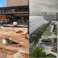 (Foto) Novo lice centra Novog Sada: Pogledajte kako napreduju radovi u Ulici Modene od zelenila do spomenika Lazi Kostiću
