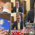 "Naši fudbaleri su me vratili u detinjstvo" Predsednik Vučić pred utakmicu Srbije i Engleske: Svi se potajno nadamo pobedi…