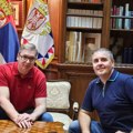 (Foto) "Obećao sam mu, zajedno ćemo na Baju Malog Knindžu" Vučić s advokatom Berićem: Hrvati ga uhapsili samo zato što…