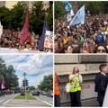 (BLOG) Protestna šetnja "krugom dvojke" u Beogradu: Građani skandiraju "Raspišite izbore"