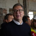 Vučić obilazi radove na sanaciji i adaptaciji porodilišta Višegradska