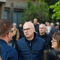 Vučević, Mićin i Maja Gojković na protestu vlasti protiv policije u Novom Sadu
