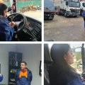 Od kozmetičarke do vozača kamiona: Jeleni se ostvarila želja, u svom šleperu gazi putevima istočne Srbije