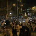 (VIDEO) Kako je izgledao sinoćni protest u Novom Sadu iz vazduha