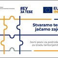 Javni poziv za podnošenje prijava za izradu teritorijalnih strategija