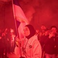 Suze i baklje: Doček novopazarskih studenata u Čačku - u fotografijama