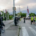 Protestna šetnja do zgrade Valjevskog Mup-a