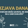 Izjava dana: „Osećam grižu savesti, ne znam da li sam zaslužio“