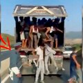 Migrantski upad u Seutu organizovan?! Ovaj snimak izazvao buru na mrežama, pogledajte šta radi policajac: Nižu se teorije…