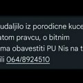 Aktiviran sistem "Pronađi me", cela Srbija dobija poruke nestalo dete u Nišu!