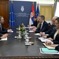 Đurić sa Žiofreom o odnosima Srbije i Evropske unije i dinamici pristupnog procesa
