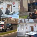 Kurir na licu mesta, opsadno stanje ispred klinike! Dečak ubica skriven kišobranom uveden u auto, na sebi ima pancir! U…