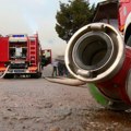 (VIDEO) Zapalilo se borbeno vozilo MUP-a RS na auto-putu Banjaluka – Prnjavor