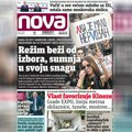 „Nova“ piše: Režim beži od izbora, sumnja u svoju snagu