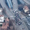 Studenti iz Čačka i Kraljeva krenuli peške do Novog Sada na komemorativni skup