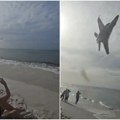 "Plavi anđeli" napravili haos na plaži! Snimak američkih aviona šokirao svet: "Mislila sam da će nas pregaziti, ovako nešto…