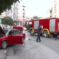 Zapalio se automobil u ulici Nikole Pašića