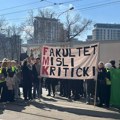 Studenti krenuli ka Fakultetu za medije i komunikacije u Beogradu na protest