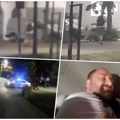 Uznemirujuće, puca da ubije! Jezivi snimak iz Vrnjačke banje: Blokader ide ulicom, čuju se hici! Policija ga ovako savladala…