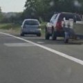 Udes na auto-putu, u smeru ka Nišu! Stvaraju se gužve (snimak)