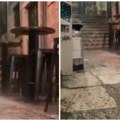 (Video) Bujice vode se slivaju niz ulice! Kiša napravila haos u Dubrovniku Grad poplavljen, automobili plivaju