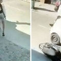 (Video) Tinejdžeri na skuteru vređali vozača punta, pa bežali: Za "Ćelavi, gde ti je migavac!" umalo tragedija