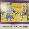 Justini Vidosavljević prva nagrada za karikaturu na temu vina i grožđa