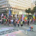 "Oslobađanje": Protest Kvir zbora u centru Beograda