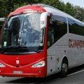 Autobus Olimpika ižvrljan na putu za Glazgov