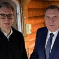 Vučić se sastao sa Dodikom: Poslao poruku nakon razgovora (Foto)