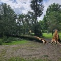 Jako nevreme praćeno gradom pogodilo Sloveniju, oštećene zgrade i usevi