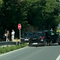 Sudar 2 vozila na putu Požega - Užice: Automobili popreko na magistrali, jedan umalo da sleti u provaliju
