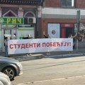 Studenti i građani pozdravljali vozače