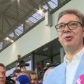 Vučić na novom stadionu u Leskovcu: Ovde ćemo da pobedimo Bugare