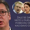 Žale se da Vučić neće sa njima u duel... A onda pobegnu od njega kao đavo od krsta! (video)