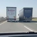 (Video): Srbi besne zbog ove scene sa auto-puta: Kamionima zauzeli obe trake i tako kilometrima