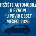 Tržište automobila u Evropi u prvih deset meseci 2025. godine