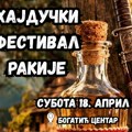 Sutra Hajdučki festival rakije u Bogatiću