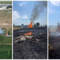 (Video) Umalo veliki požar kod Futoga! Vatra zahvatila voćnjak, sprečeno da se proširi do štale i sena
