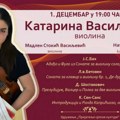 Koncert Katarine Vasiljević: Mlada violinistkinja svira Baha, Betovena, Šestakoviča i Sen-Sansa