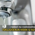 Stari Žednik u ponedeljak bez vode, naredne nedelje umanjen pritisak u Bačkim Vinogradima