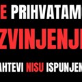 Niški studenti odgovorili Vučiću: Ne prihvatamo izvinjenje, zahtevi nisu ispunjeni