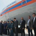 Dačić sa posadom aviona "Il-76" koji gasi požare po Srbiji: "Želim da se u ime Srbije zahvalim Rusiji"